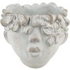 Горщик для квітів Clayre & Eef 6TE0418L 20x18x18 см Сірий - Бежевий
