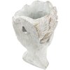 Clayre & Eef 6TE0419 Вазон для квітів 11x11x17 см сірий - бежевий