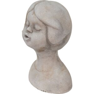 Clayre & Eef 6TE0422S Бюст дівчинки 11x10x18 см Бежевий