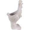 Clayre & Eef 6TE0448 Цветочный горшок Петух 11x10x26 см серый