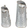 Clayre & Eef 6Y4877 Декоративні глечики (2 шт.) 29x16x29 - 24x14x21 см Сірий