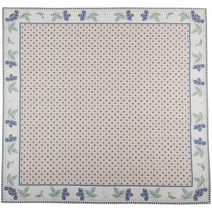 Скатертина Clayre & Eef BBF15 Скатертина 150x150 см бежево-блакитна