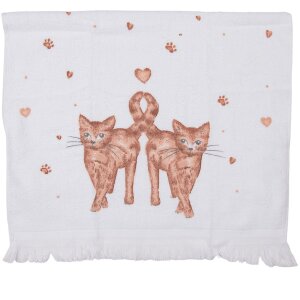 Рушник для гостей Clayre & Eef CTKCS 40x66 см білий -...