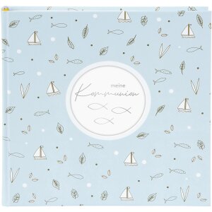 Фотоальбом Goldbuch Причастие Creditis пастельно-голубой 25x25 см 58 белых страниц