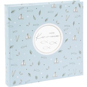 Фотоальбом Goldbuch Причастие Creditis пастельно-голубой 25x25 см 58 белых страниц