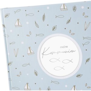 Фотоальбом Goldbuch Причастие Creditis пастельно-голубой 25x25 см 58 белых страниц