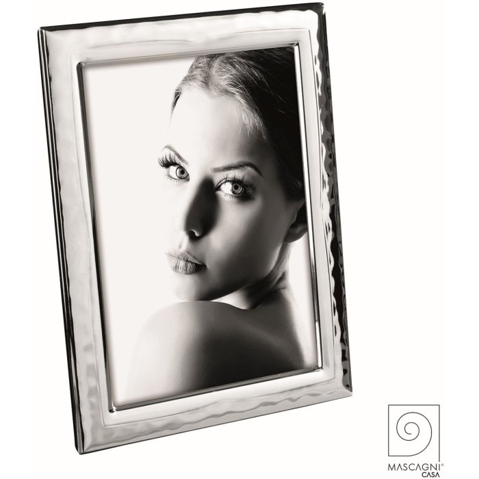 Mascagni A1376 Металева фоторамка ретро 13x18 см та 20x25 см сріблясто-глянцева