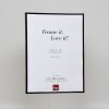 Эффектная пластиковая рамка Art black 18x32 см прозрачное стекло