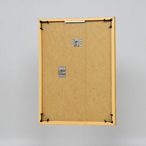 Эффектная пластиковая рамка Арт-золото 20x25 см прозрачное стекло