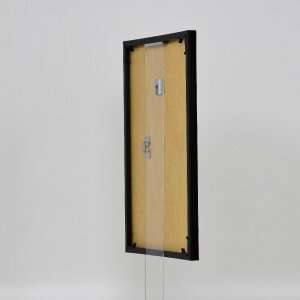 Эффектная пластиковая рама Art black 35x100 см прозрачное стекло