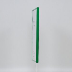 Эффектная пластиковая рама Art green 35x100 см прозрачное стекло