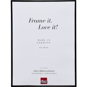 Эффектная пластиковая рама Art black 40x50 см прозрачное...