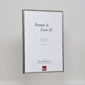 Эффектная пластиковая рама Art platinum 40x60 см прозрачное стекло