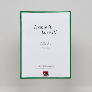 Ефектна пластикова рамка арт-зелена 42x59.4 см прозоре скло