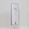 Эффектная пластиковая рама Художественное серебро 45x60 см прозрачное стекло