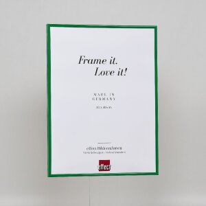 Эффектная пластиковая рамка Art green 45x60 см прозрачное стекло