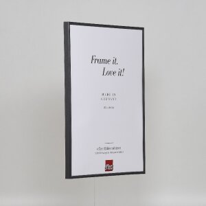 Ефектна пластикова рама Арт антрацит 45x80 см прозоре скло