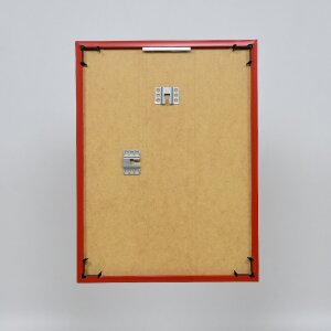 Ефектна пластикова рама Арт червоний 60x80 см прозоре скло