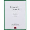 Эффектная пластиковая рама Art green 70x100 см прозрачное стекло