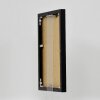 Эффектная алюминиевая фоторамка Quadro 20x25 см черное глянцевое прозрачное стекло