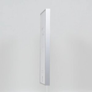 Эффектная алюминиевая фоторамка Quadro 21x29,7 см серебристое прозрачное стекло портретного формата