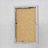 Эффектная алюминиевая фоторамка Quadro 25x35 см серебро прозрачное стекло высокая горизонтальная