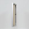 Эффектная алюминиевая фоторамка Quadro 25x35 см серебро прозрачное стекло высокая горизонтальная