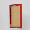 Эффектная алюминиевая фоторамка Quadro 25x35 см красное прозрачное стекло полый камерный профиль
