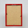 Эффектная алюминиевая фоторамка Quadro 25x35 см красное прозрачное стекло полый камерный профиль