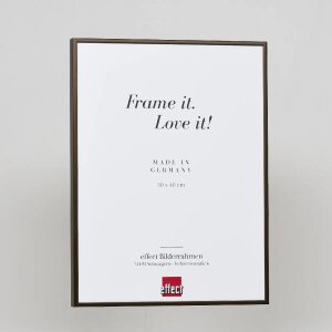Эффектная алюминиевая фоторамка Quadro 25x35 см бронза прозрачное стекло формат портрет-ландшафт