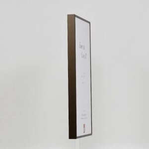 Эффектная алюминиевая фоторамка Quadro 25x35 см бронза прозрачное стекло формат портрет-ландшафт