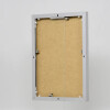 Эффектная алюминиевая фоторамка Quadro 31,5x31,5 см серебристое прозрачное стекло