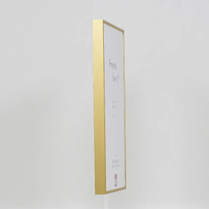 Эффектная алюминиевая фоторамка Quadro 31,5x31,5 см золото прозрачное стекло