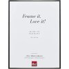 Эффектная алюминиевая фоторамка Quadro 31,5x31,5 см античное серебро прозрачное стекло