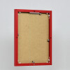 Эффектная алюминиевая фоторамка Quadro 30,5x91,5 см красное прозрачное стекло