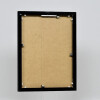Эффектная алюминиевая фоторамка Quadro 30,5x91,5 см черное глянцевое прозрачное стекло