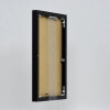 Эффектная алюминиевая фоторамка Quadro 30,5x91,5 см черное глянцевое прозрачное стекло