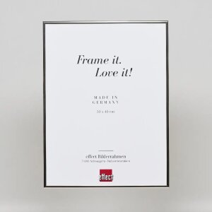 Эффектная алюминиевая фоторамка Quadro 61x91,5 см серебристый глянец прозрачное стекло
