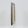 Эффектная алюминиевая фоторамка Quadro 61x91,5 см серебристый глянец прозрачное стекло