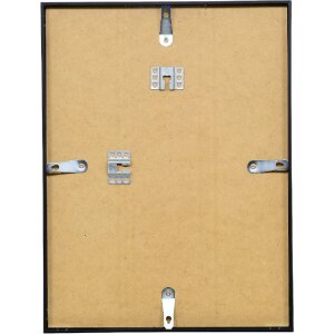 Effect Bilderrahmen 0110-2020-03 Aluminium Serie 1 Klarglas Schwarz 20 x 20 cm