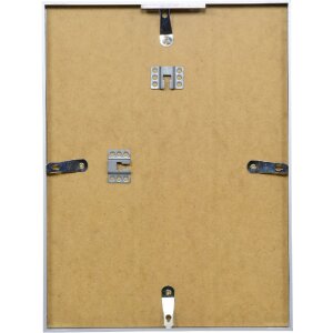 Алюмінієва рамка Effect серія 2 з чистим склом, срібло, 21x28 см