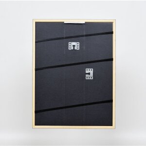 Рамка для картини з масиву дерева, профіль 39 чорний 40x60 см, звичайне скло