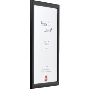 Ефектна деревяна фоторамка Profil 43 чорна 40x40 см
