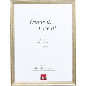 effect Bilderrahmen Profil 48 gold 15x20 cm Klarglas
