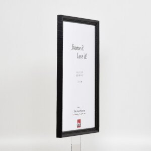 Фоторамка Profil 48 чорного кольору 21x28 см з чистим склом