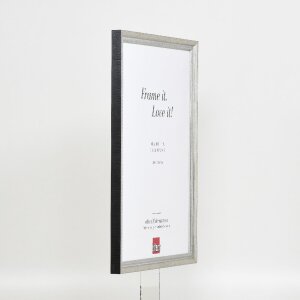 Срібляста рамка для зображень Profil 48, 45x60 см, з чистим склом