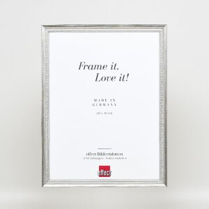 Деревяна рамка Effect Profil 48 срібляста 50x60 см з прозорим склом