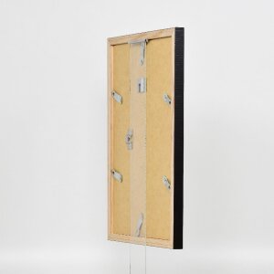 Ефектна деревяна рамка 48 чорна 30,5x91,5 см з чистим склом