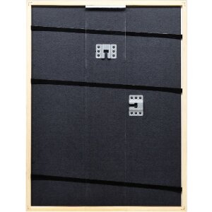 Фоторамка квадратна 13x13 см, деревяний профіль effect 51, антик-срібло, з прозорим склом