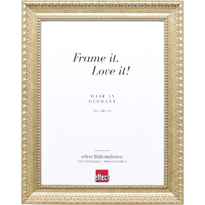 Фото рамка Effect Profil 56, деревяна, 62x93 см, антик-сірого кольору, з чистим склом